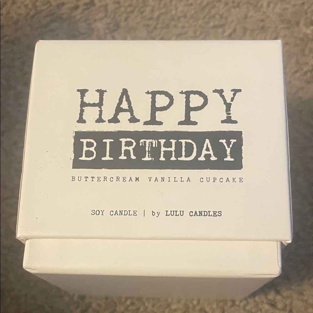 Lulu Candles Happy Birthday Soy Candle